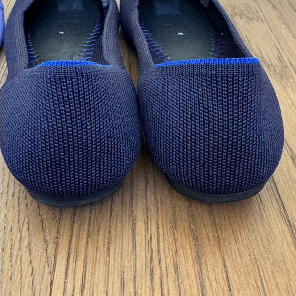 Rothy's Women's Round Toe Navy Flats Size 8 - Picture 8 of 8